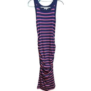 Michael Stars Navy and Pink “Wren” Dress size small